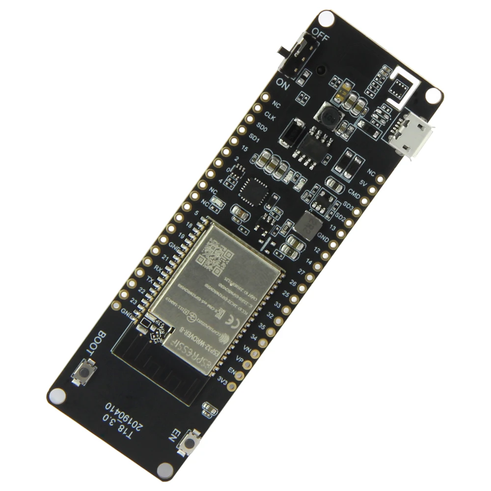 TTGO T-энергии ESP32 8 Мбайт PSRAM ESP32-WROVER-B Wi-Fi и Bluetooth модуль 18650 Батарея макетная плата