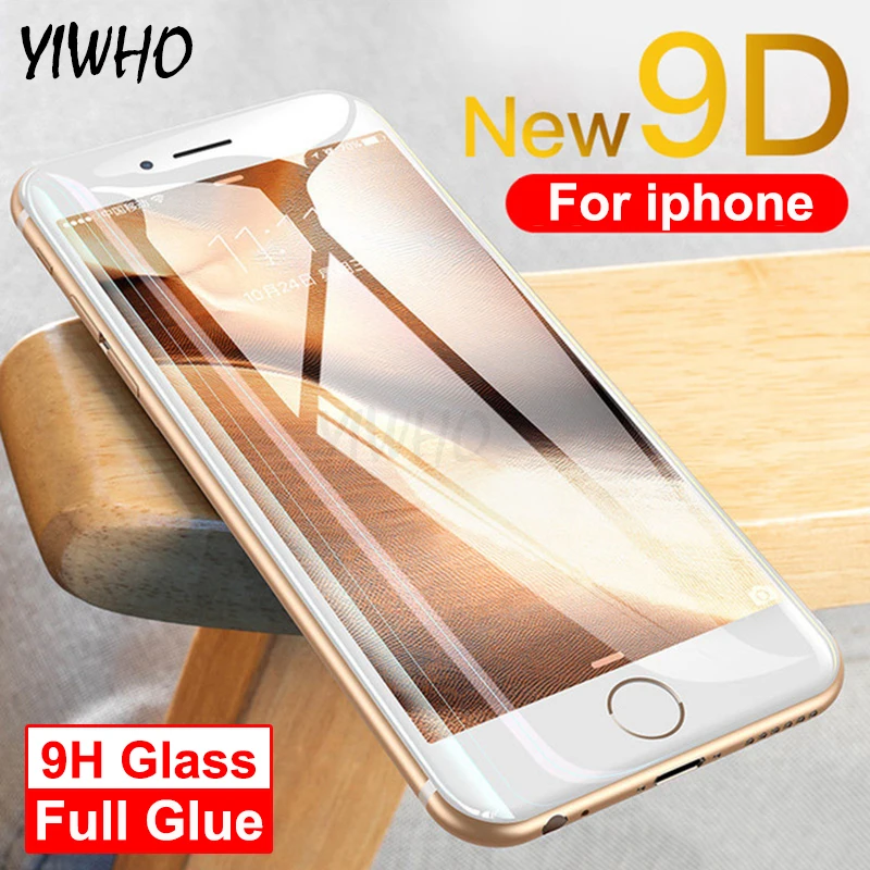 

9D Screen Protector Protective Glass On The for Apple IPhone 8 Plus Tempered Glas Film I Phone 6S XS Max XR X 6 iphone7 iphone8