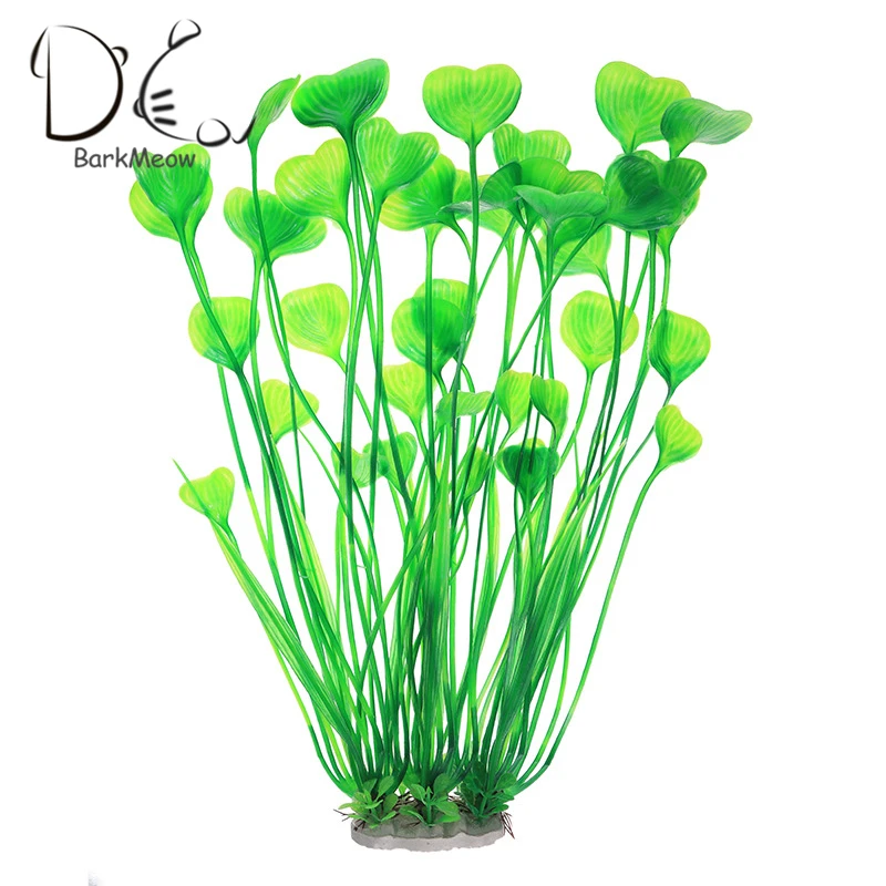 

BarkMeow 40cm Simulation Aquatic Plants LOVE Style Fish Tank Aquariums Landscape Decorate TPC Underwater Accessories BWCL44