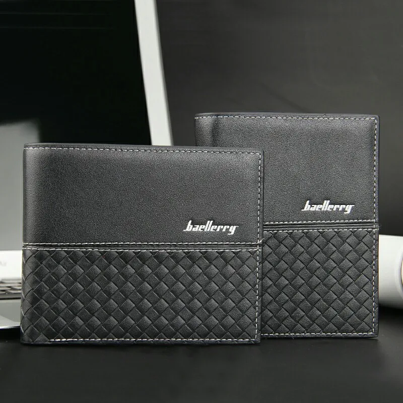 

Brand Baellerry Men's Wallet Credit Card Holder Money Cash Pocket Bag Purse Wallets Short Male Handy Clutch Portefeuille Homme