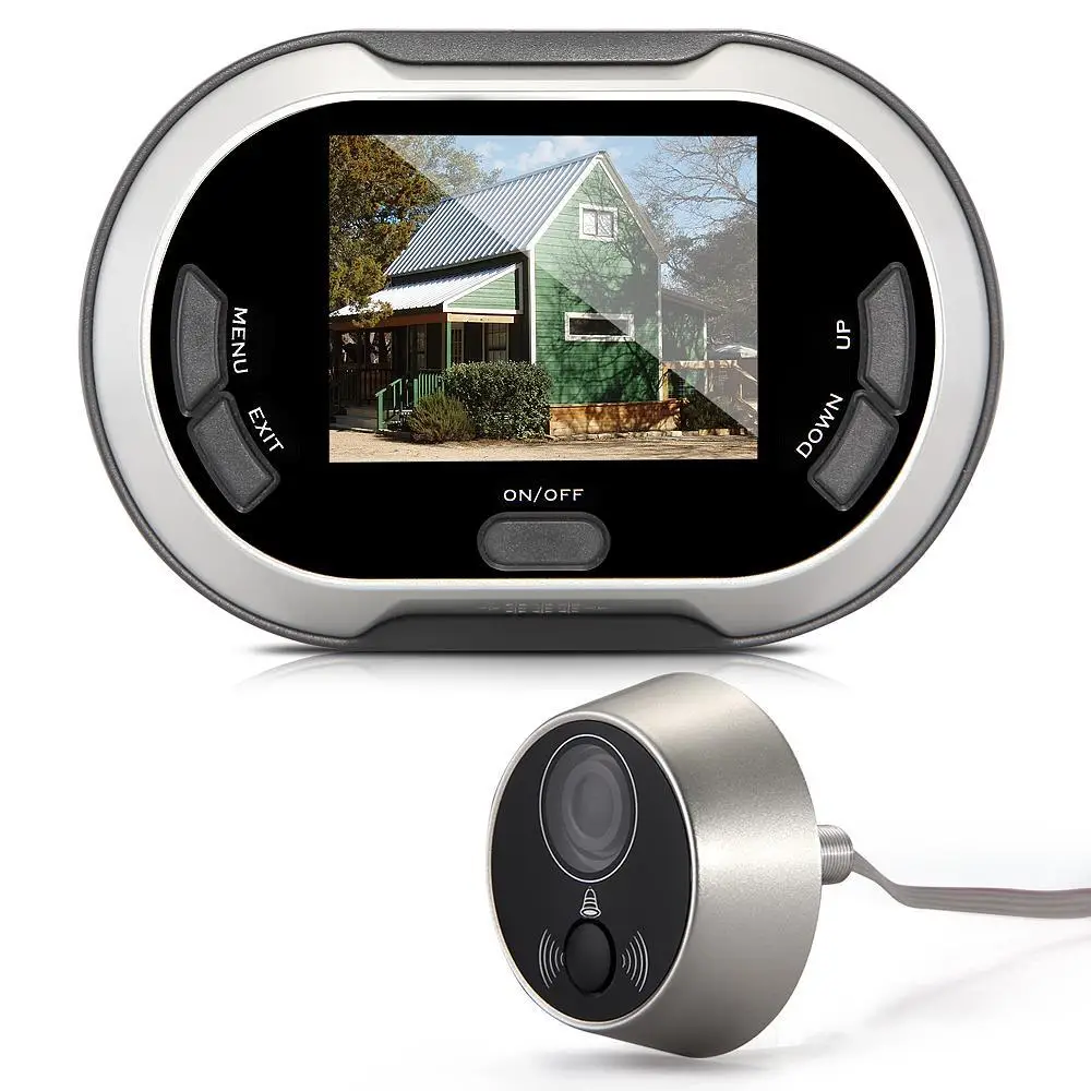 3 5 LCD Digital font b Door b font Peephole Viewer 170 Degree IR font b