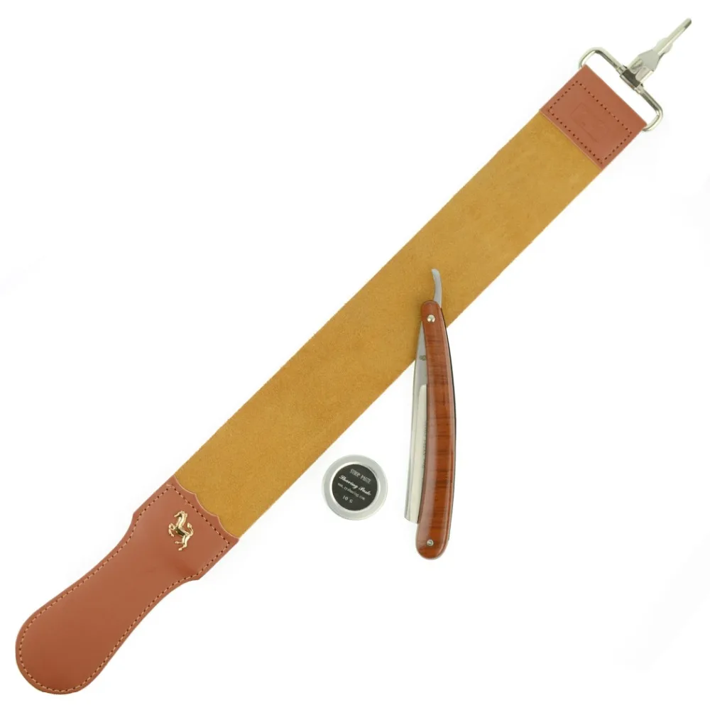 High Quality Straight Razor Set Shaving Straight Edge Carbon Steel