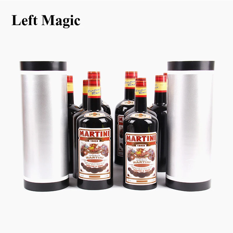 Multiplicando botellas de 10 botellas de negro (derramó líquido) truco de magia en el escenario accesorios cerca de Mentalismo ilusión juguete clásico - 6