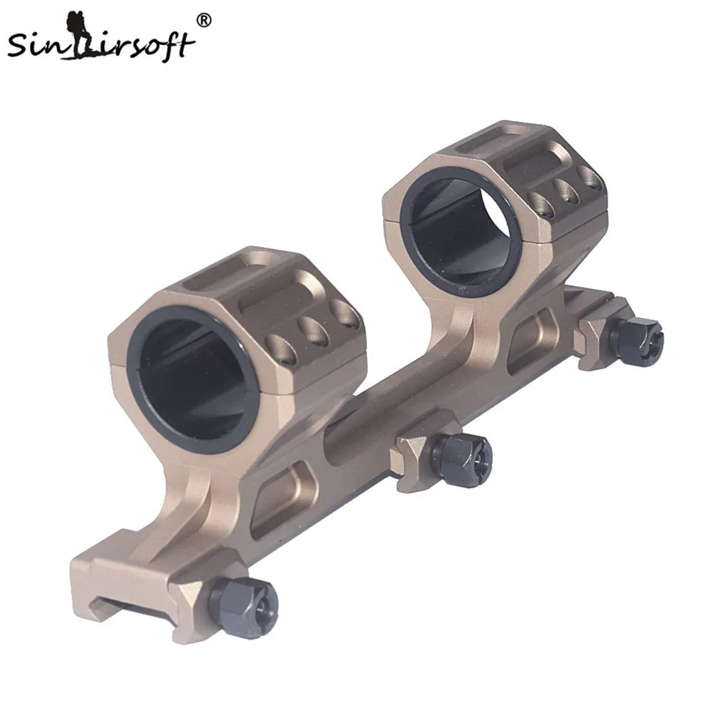 GE автоматика Супер точность Quick Release(QD) L Scope Mount " /30 мм кольцо Крепление Пикатинни Вивер с уровнем - Цвет: Beige