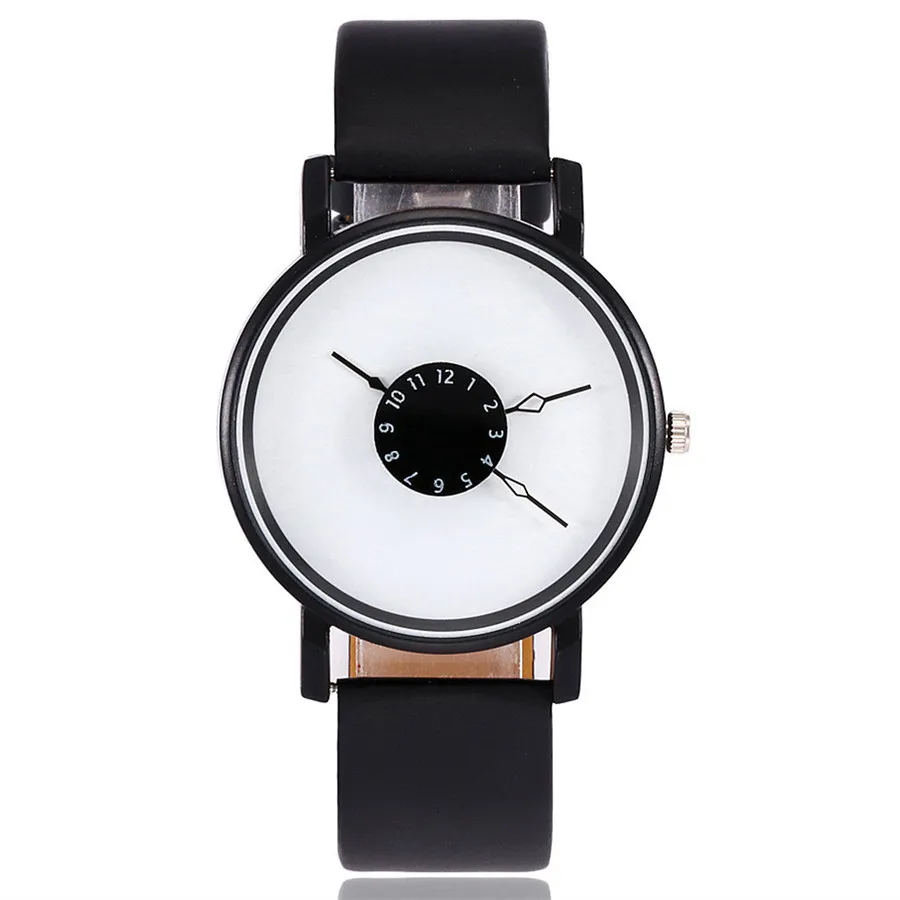 Женские кожаные часы, 1 шт., женские повседневные кварцевые наручные часы с кожаным ремешком и круглым маленьким циферблатом, montre femme A70 - Цвет: C