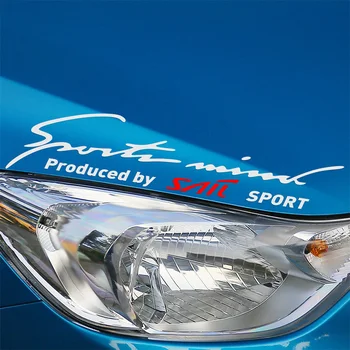 

10 Piecse New Arrival Sports Mind On Car Lamp Eyebrow Car Covers Sticker Decal Car-Styling For Chevrolet sail car accessories