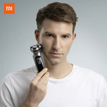 Xiaomi Enchen 3D электробритва черный камень перезаряжаемый портативный ABS материал тип оболочки-C USB порт 5 Вт моющаяся борода бритва