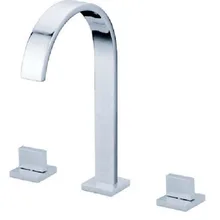 Homedec роскошный плоский Сосуд водопад кухонная раковина хромированный полированный кран