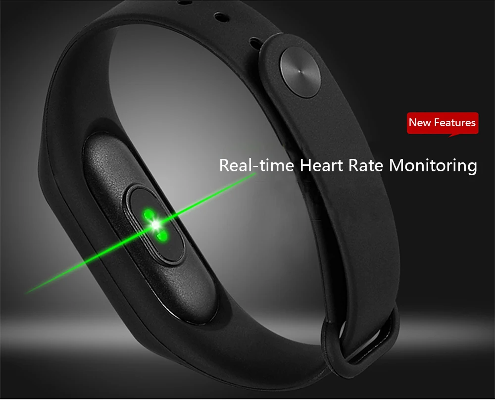 HOT Smart Fitness Bracelet HR Heart Rate Monitor Activity Tracker Watch Band Fit For IOS/Xiaomi/Honor PK MiBand 3/Fit Bit 4