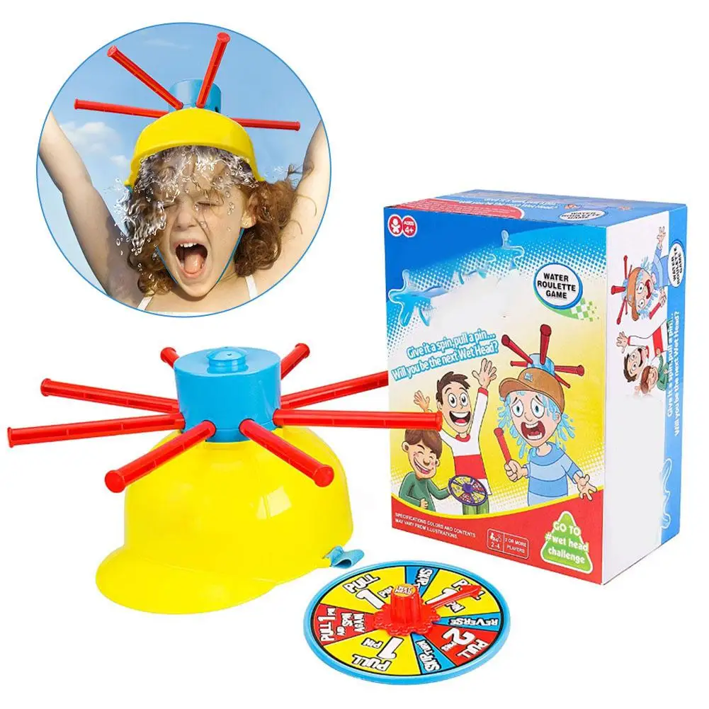 NEW Wet Head Hat Wet Funny Challenge Head Toys Water Roulette Game Kid Toys Great Game Gags Practical Jokes ON SALE