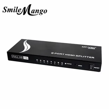 

Upgraded MT-VIKI 8 Port HDMI Splitter Distributor Video Sharing 1 Input to 8 Output Multiple LCD Monitor Synch Display MT-SP108m
