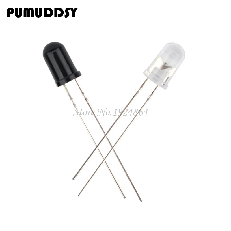 50pairs 3mm 940nm LEDs infrared emitter and receiver diodes EACH 50PCS