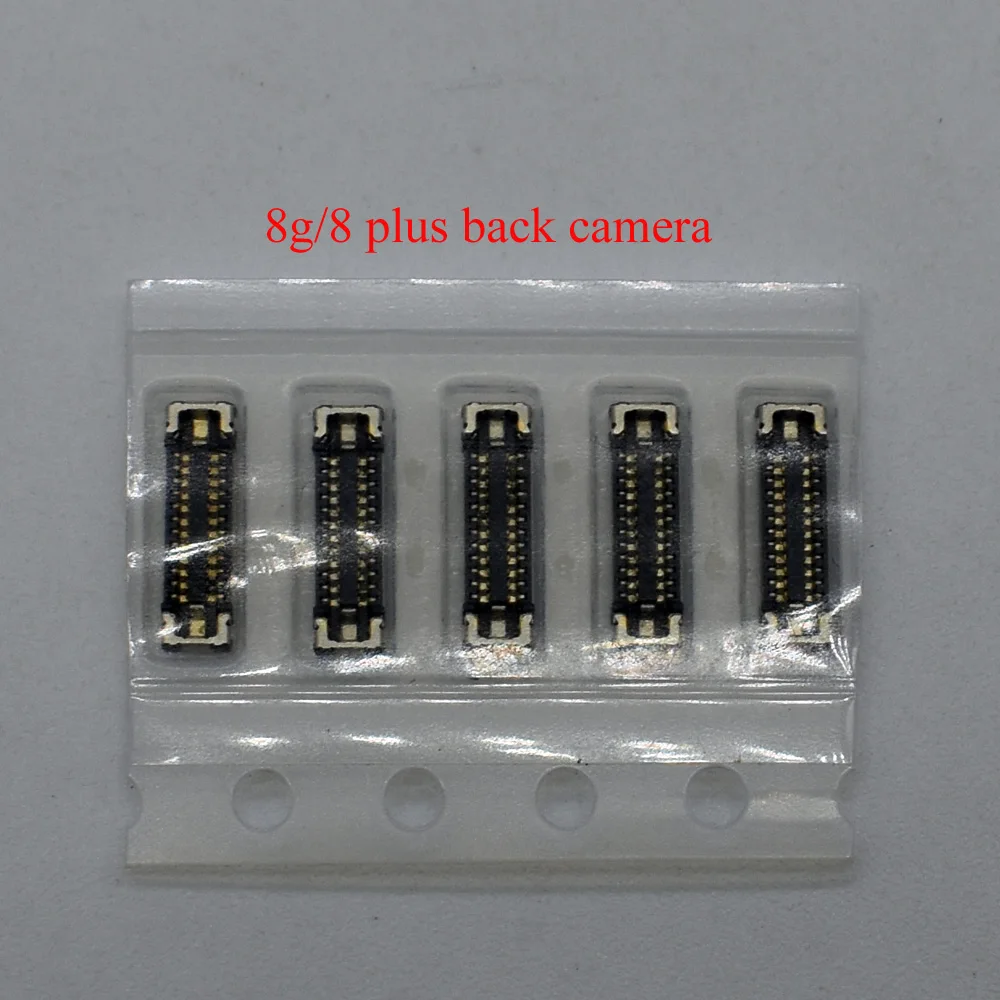 

10pcs/lot Original new Back rear front small camera FPC connector for iPhone 8g 8 plus on motherboard logic board mainboard