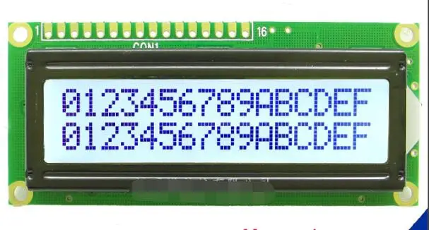 Фотографический экран LCD1602A серый белый черный с надписью матричный 1602 5 В 3