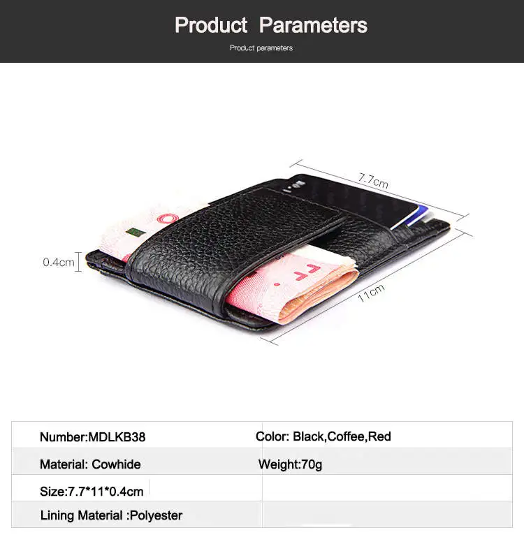 LAOSHIZI LUOSEN тонкий банк/ID/кредитной держатель для карт пояса из натуральной кожи для мужчин RFID кошелек клип магнитная визитница kartvizitlik порте carte