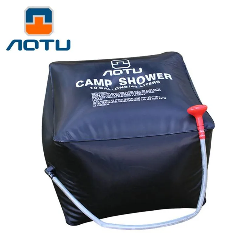 40L Solar Water Bag Outdoor Camping Solar Shower Bags Portable Water