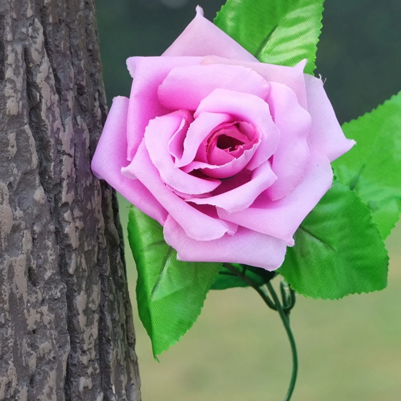 2,4 м/лот Шелковая Роза цветок с вино из плюща искусственные цветы для домашнего Свадебный декор декоративный искусственный цветок Гирлянда роз