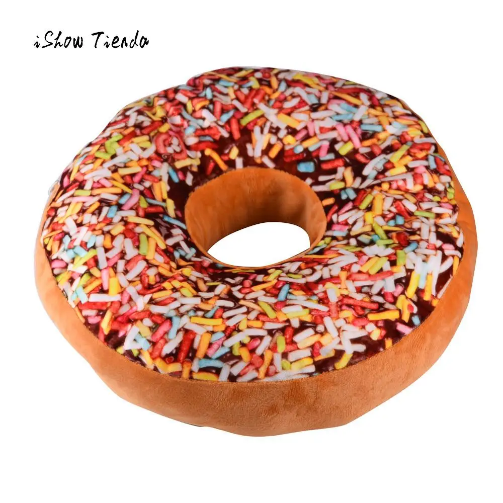 New style Donuts Pillow Fashion Sofa Chair Doughnut Shaped Ring Plush