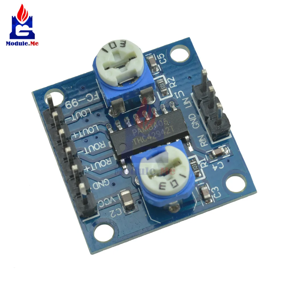 Diymore PAM8406 5 Вт * x плата цифрового усилителя с потенциометром громкости 5Wx2 стерео