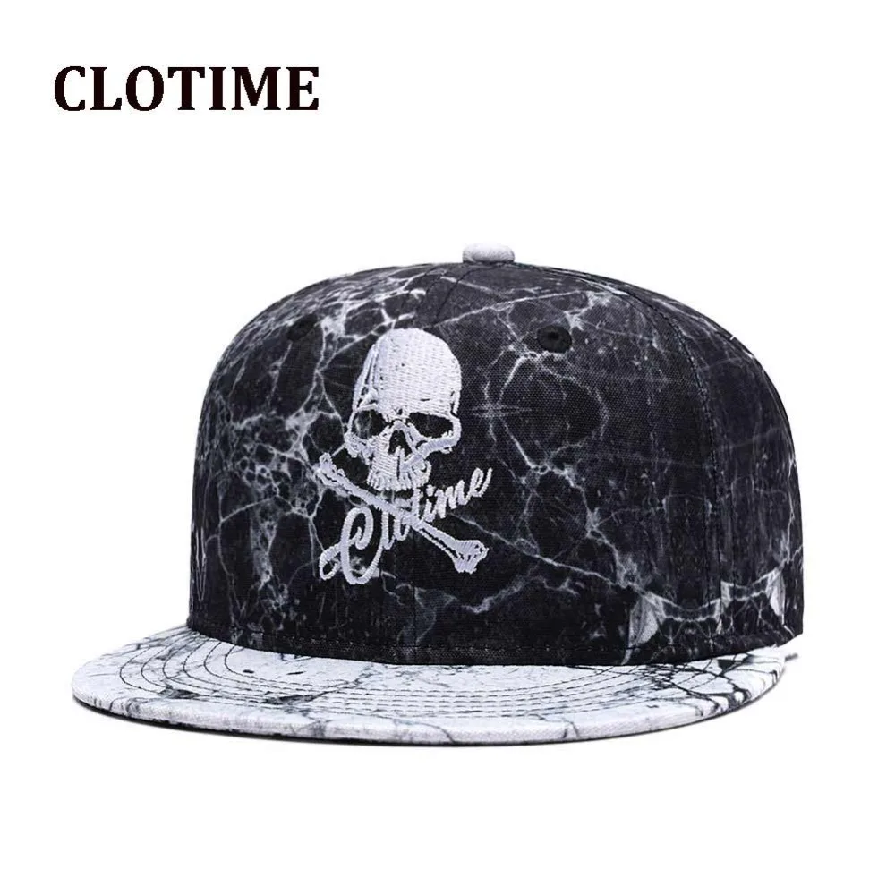

Skull Embroidered Snapback Hat, Boy Girl Anime Cute Running Outdoor Zombie Trucker Hats Hiphop Men Women Baseball Cap