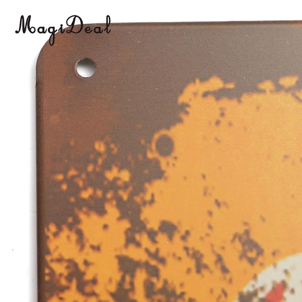 MagiDeal Rectangle Retro Sheet Iron Tin Sign Pub Home Poster Plaque Cafe Wall Door Waterproof Plate Wall Decoration #62