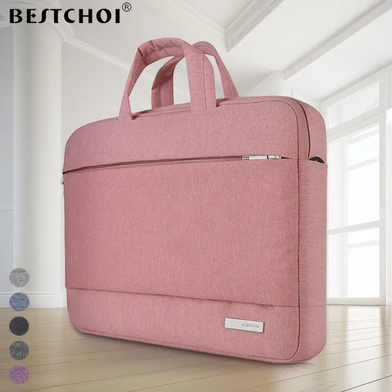 

New Laptop Bag 15.6 inch for MacBook Pro Air 13 14 15 inch Solid Notebook Shoulder Messenger Bags Case for Acer Lenovo Dell Men