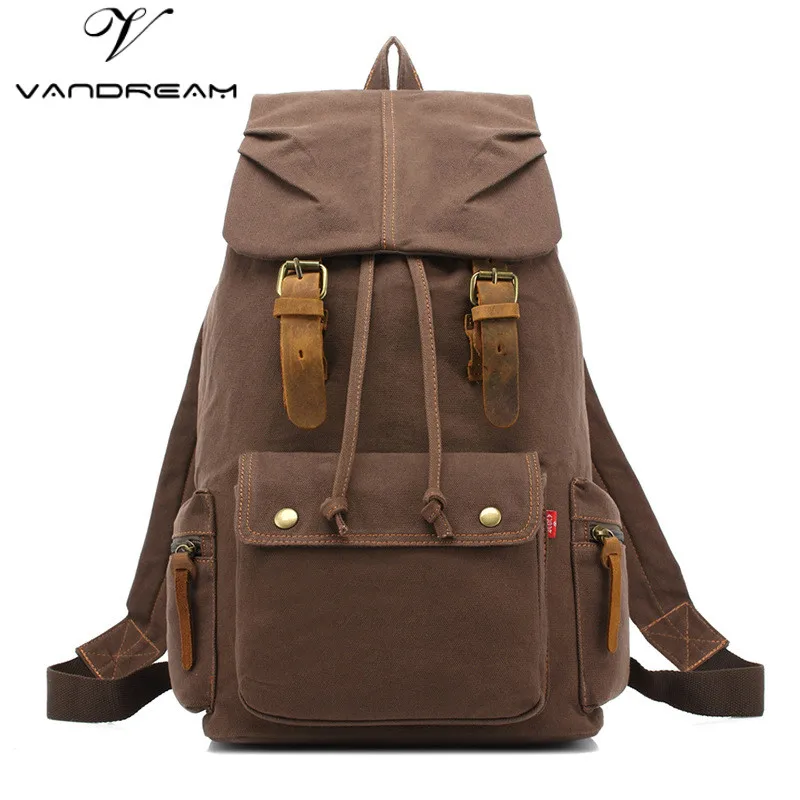 Unisex font b Women b font Man s Canvas font b Backpack b font Travel Schoolbag