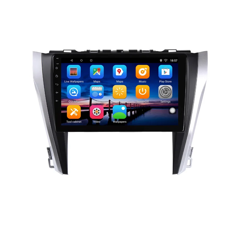 Flash Deal 10.1" 2G RAM 32G ROM Android Car DVD Video Player GPS For Toyota camry 2015 2016 2017 audio car radio stereo navigation wifi 2