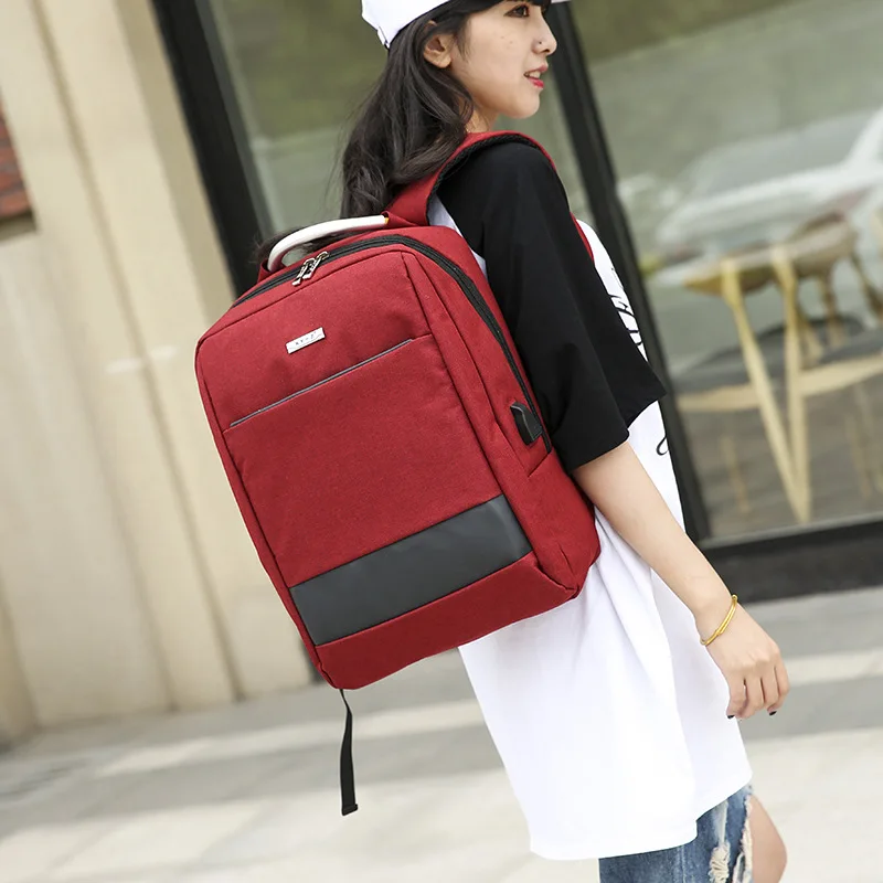 

15.6 inch Anti theft Laptop Backpack Men USB Charge Notebook Backpack for Teenage Waterproof Laptop Women Bag School Bag
