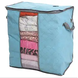 Компактный складной Костюмы хранения сумка прозрачное окно Компактная сумка для хранения для Костюмы/Стёганое одеяло
