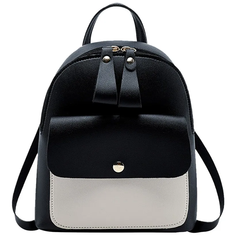 little black backpack purse