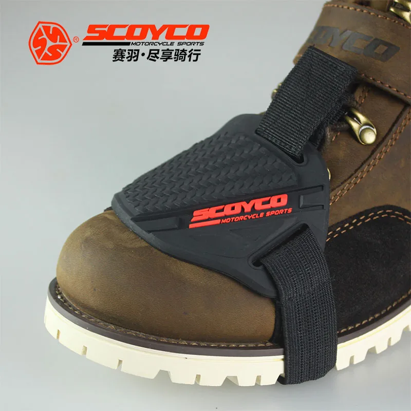 Новинка 2020 защитная резиновая обувь SCOYCO для мотоцикла защиты обуви|protective gear|gear