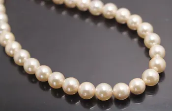 

8mm 10mm 12mm South Sea Shell Pearls Round Beads, 15 inches 1 strand