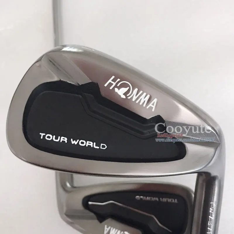 Новые клюшки для гольфа HONMA TW737P утюги для гольфа 4-910 Электромагнит из мягкого железа черные клюшки R или S Гольф стальной вал набор утюгов Cooyute