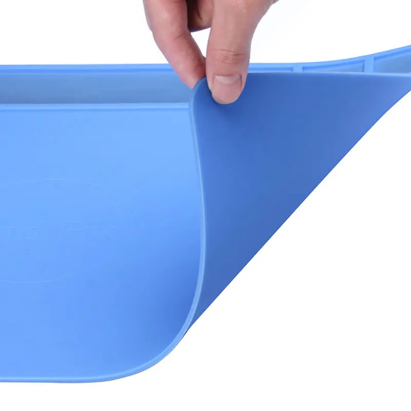 Kopen Grote Maat hittebestendig Isolatie Siliconen Pad Magnetische Reparatie Bureau Matten Onderhoud Platform BGA Solderen Reparatie Station