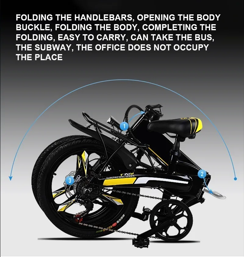 Flash Deal LOVELION Price Fold Electric Power Bicycle Lithium Battery Help Mini Adult A Storage Battery Male Small-scale Electric Vehicle 24