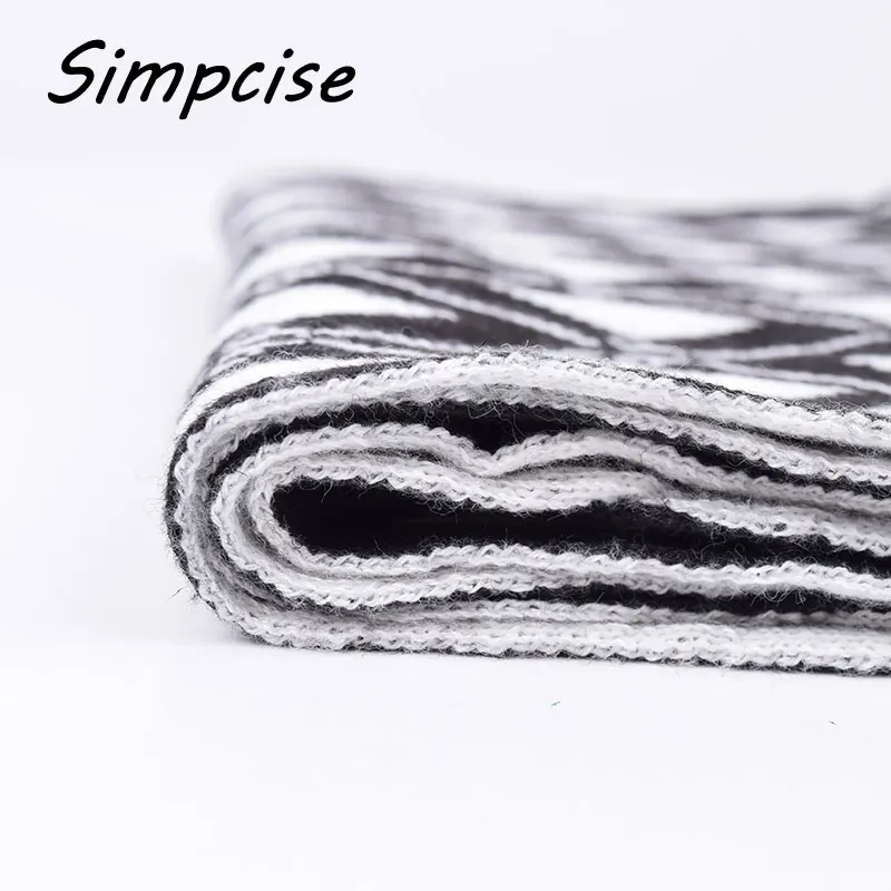 hair scarf for men Sale 2021 New Fashion Men  Warm Scarf Winter Thick Scarf Men's Knitted Snowflake Scarves Men Accessories A3A18942 head scarf men