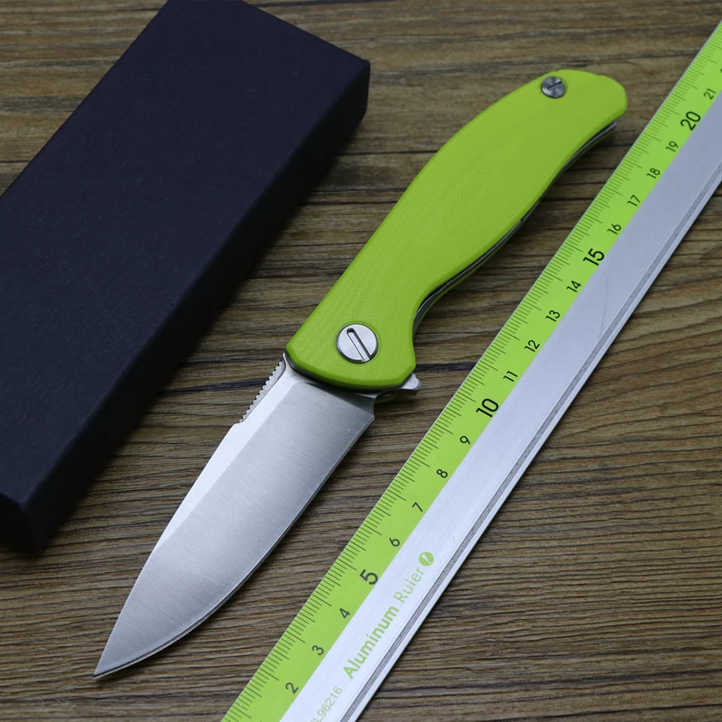 

Small F3 Outdoor camping bearing flipper folding knife G10 handle mountaineering fishing equipment EDC tools