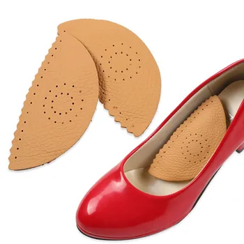 

Best Sale Breathable Invisible Triangle Leather Massage Orthopedic Insoles Shoes Pads Arch Support Heel Spur Insoles For Women