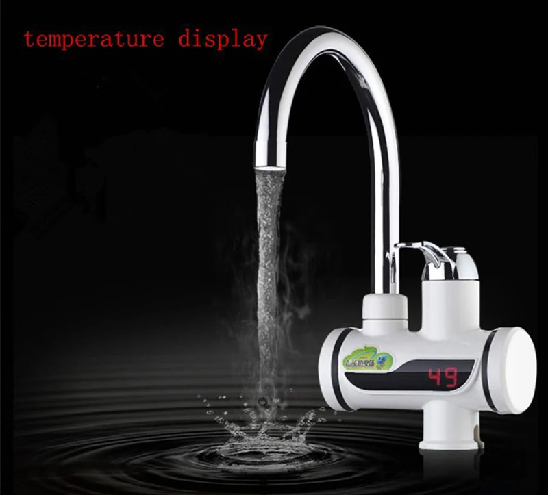Электрический водонагреватель 3 сек без резервуара 220 В/3000 Вт|heater faucet|tankless