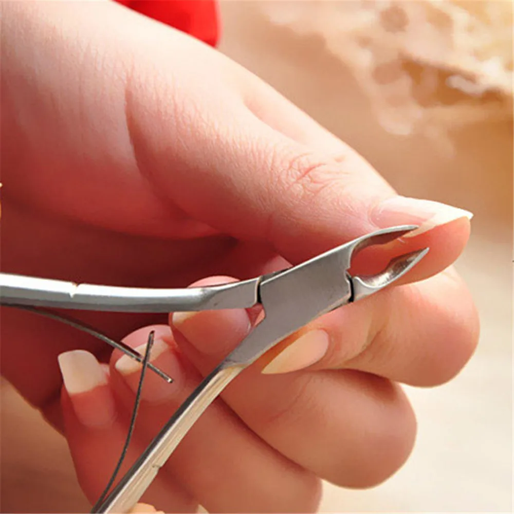 Новое поступление Профессиональные ножницы для ногтей из нержавеющей стали 3 шт./компл. Маникюр Педикюр Акриловые УФ Гелевые инструменты для ногтей