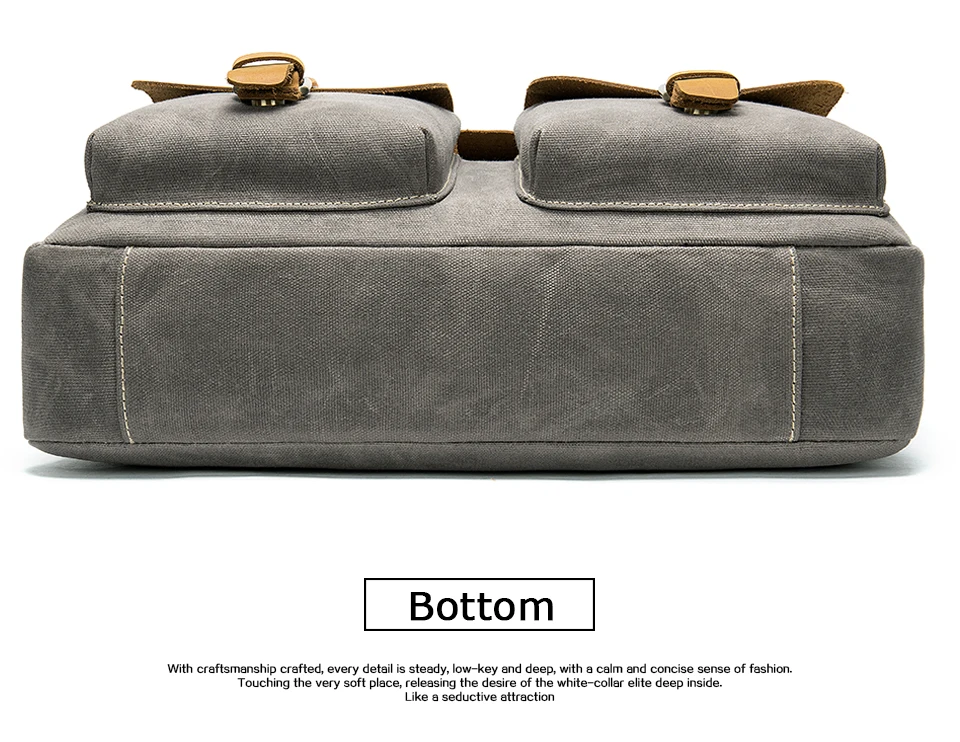 12 canvas men's briefcase bag office laptop bag mens briefcase messenger bags for men business men's 13.3' computer bags