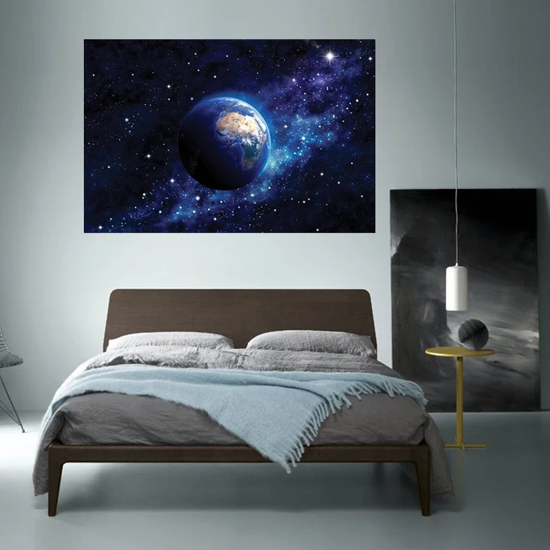 Earth Universe Starry Sky Posters