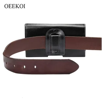 

OEEKOI Genuine Leather Belt Clip Pouch Cover Case for Huawei Enjoy 9S/Enjoy 9e/P30 Pro/Mate 20/Nova 4e/Y6 Prime 2019/Y6 2019