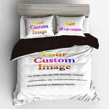 Постельное белье пододеяльник домашний 3/4 шт. изготовленные на заказ 3D цифровая печать на заказ Постельное белье. Отправить любое произведение искусства, дизайн, изображение