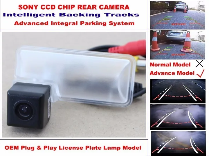 Smart Tracks Chip Camera  For Subaru WRX  STi Wagon HD CCD Intelligent Dynamic Parking Car Rear View Camera (3)