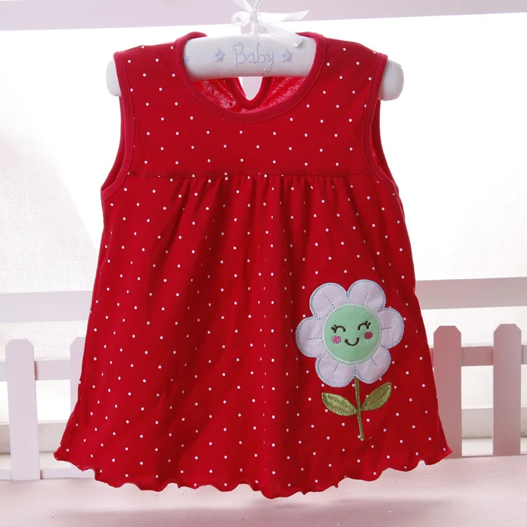 Платья наивысшего качества для маленьких девочек платье для малышей г. платье принцессы для девочек от 0 до 2 лет платье из хлопка летняя одежда для девочек низкая цена - Цвет: 2