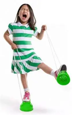 1 пара детских забавных пластиковых ходьб Stilt Jump на открытом воздухе Забавный спортивный баланс тренировочное оборудование игрушка случайный цвет