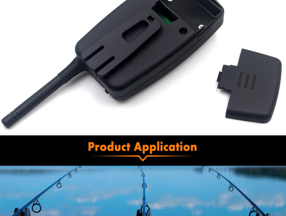 Conjunto de Alarme da Mordida de Pesca Alarme de Pesca Mordida sem Fio à Prova Água + Receptor Mnft Digital Alarmes Dwireless Eletrônico Acessórios Pesca 1 4 15 alarmes mordida sem fio à prova dwireless
