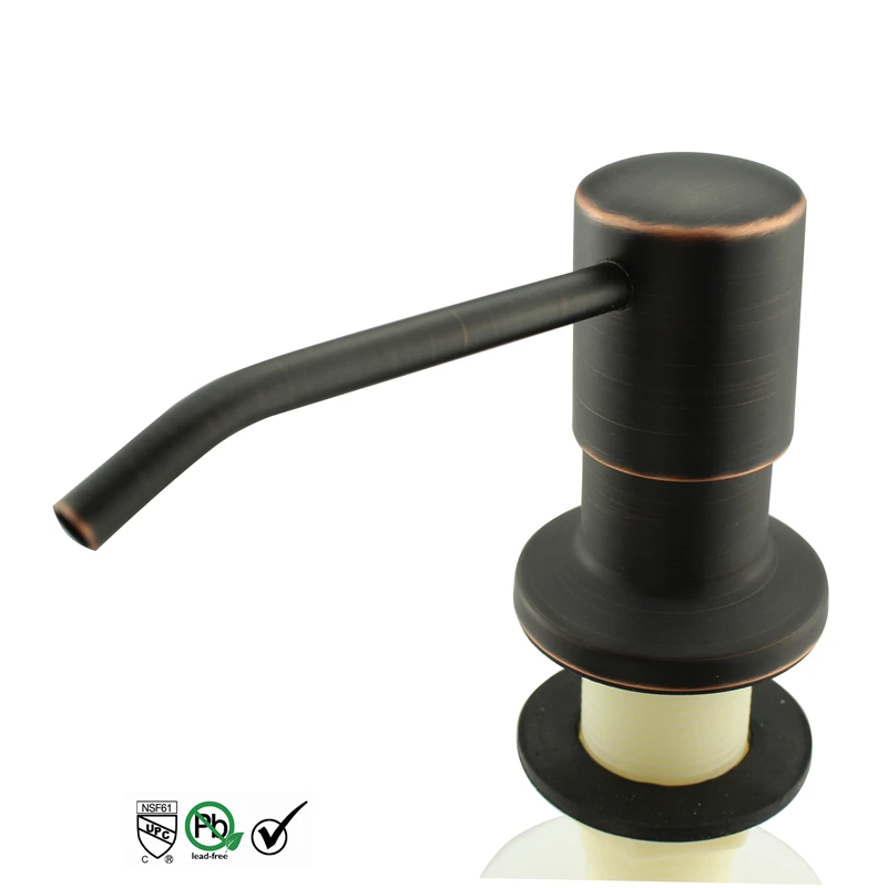 Por Kitchen Sink Soap Dispenser Bottle Build In Oil Rubbed Bronze 304 Stainless Steel Kitchen Sink Liquid Soap Dispenser 17 Oz Bottle